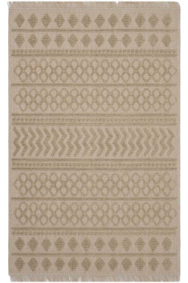 Rustika85 Beige Brown Scandi Indoor Rug
