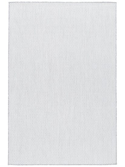 Fesco Plain White Grey Outdoor Area Rug