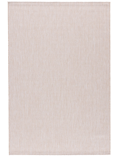 Fesco Beige Plain Outdoor Area Rug