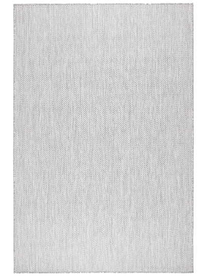 Fesco Grey Plain Outdoor Area Rug