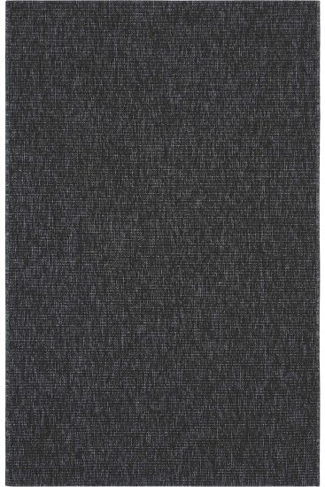 Milano85 Black Grey Plain Indoor Rug