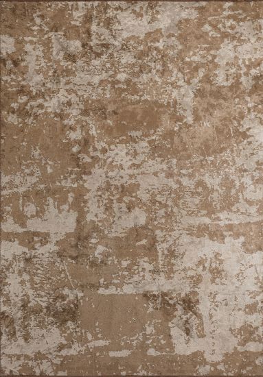 Beige & Brown Empower Abstract Modern Rug