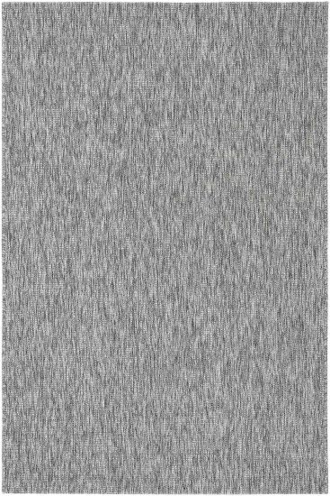 Milano85 Black Grey Modern Plain Area Rug