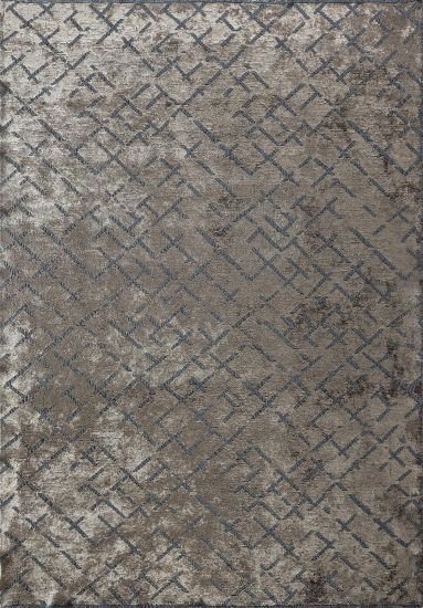 Outdoor Jubilant Brown Geometric Rug