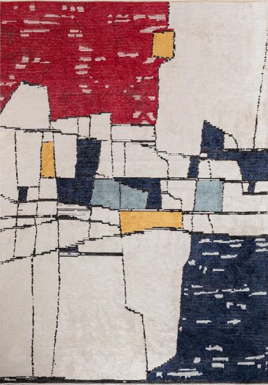 Outdoor Exuberant Multicolour Abstract Rug