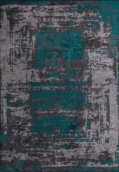 Alchemy Blue & Grey Abstract Modern Rug