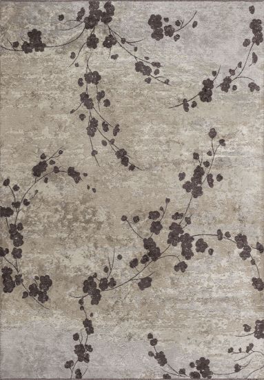 Allegro Cream & Brown Floral Rug