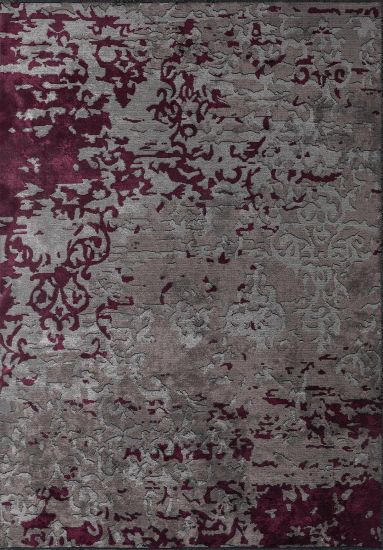 Eden Grey & Red Floral Outdoor Rug