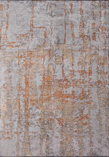 Elite Grey Beige Abstract Area Rug