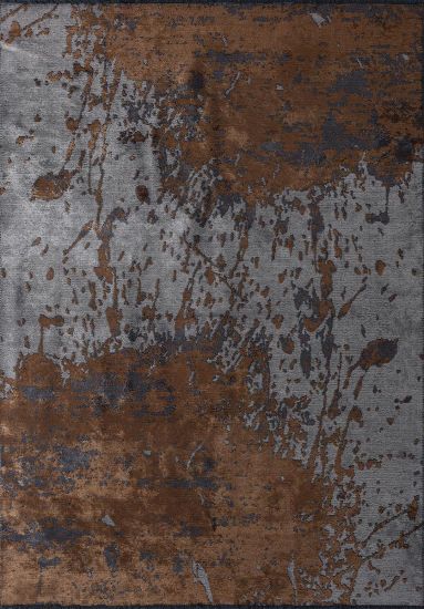 Entangle Grey & Brown Abstract Area Rug