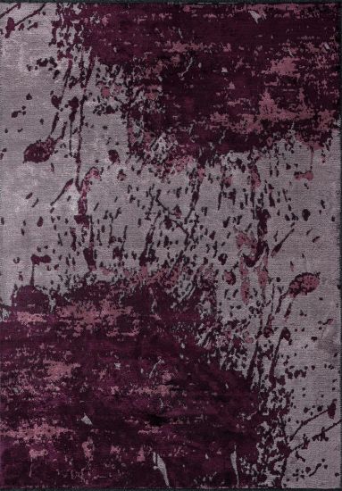 Entangle Red Abstract Living Room Rug