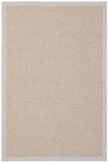 Orizin Beige Cream Bordered Jute & Sisal Outdoor Area Rug