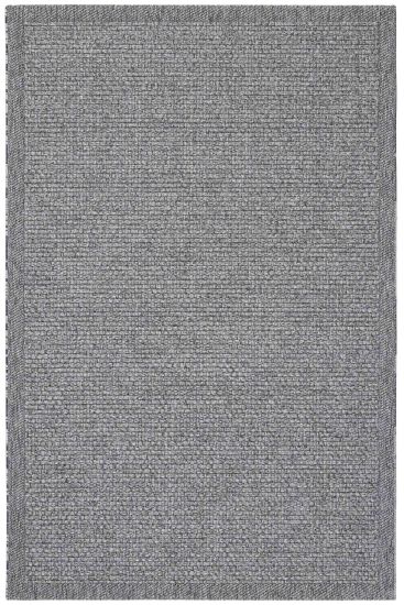 Orizin Bordered Plain Grey Outdoor Area Rug