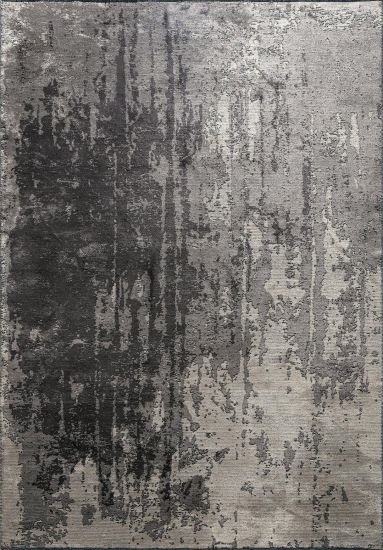Flurry Grey Abstract Indoor Rug