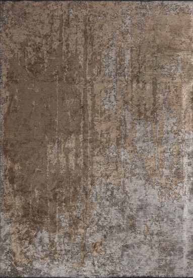 Flurry Grey & Beige Abstract Area Rug