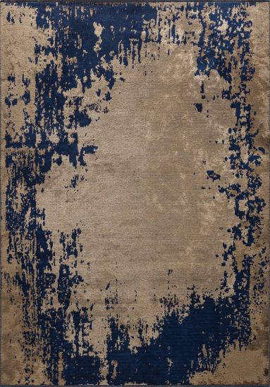 Abstract Brown Frolic Outdoor Rug