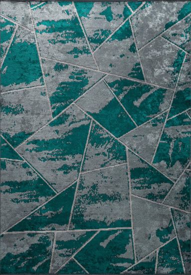 Abstract Brown Frolicy Outdoor Area Rug
