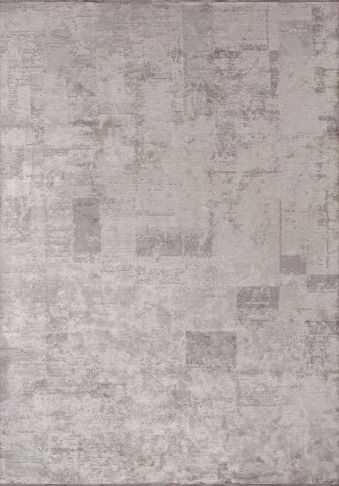 Flitch Cream & Grey Abstract Bedroom Rug