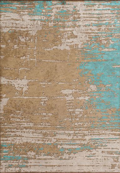 Solidarity Brown & Beige Abstract Area Rug