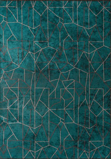 Soothe Green Grey Abstract Living Room Rug