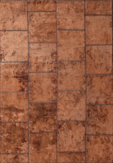 Fern Brown & Grey Geometric Outdoor Rug