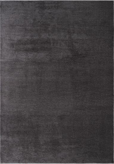 Modern Grey Fresco Plain Rug