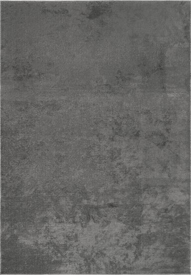 Fresco Grey Plain Living Room Rug