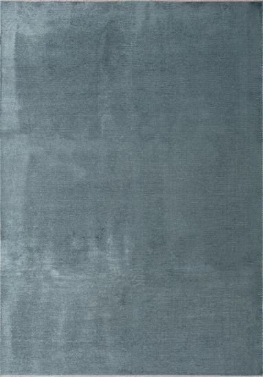 Fresco Blue Plain Area Rug