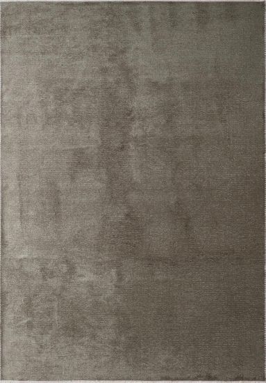 Plain Brown Fresco Modern Rug