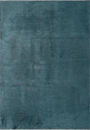 Blue Fresco Plain Modern Rug