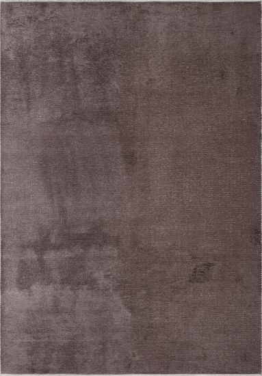 Brown Plain Fresco Modern Rug