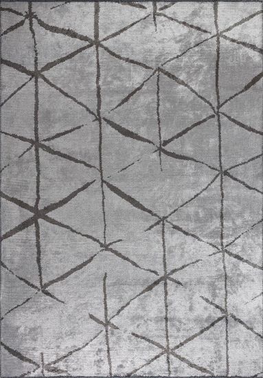 Grey Verdura Geometric Area Rug