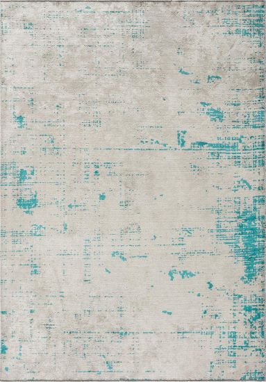 Essence Grey & Blue Abstract Living Room Rug