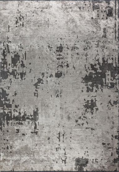 Grey & Black Celesta Abstract Area Rug