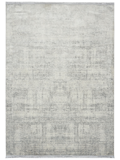 Regal Cream & Grey Modern Plain Rug