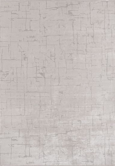 Grey Abstract Eclam Living Room Rug