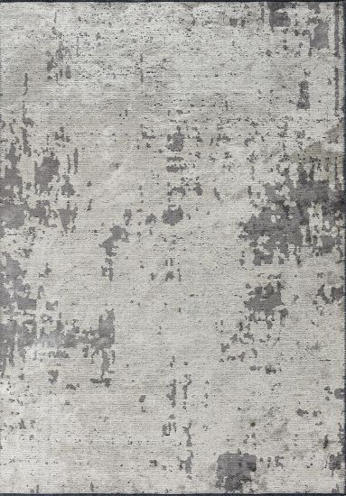 Grey Celesta Abstract Dining Room Rug
