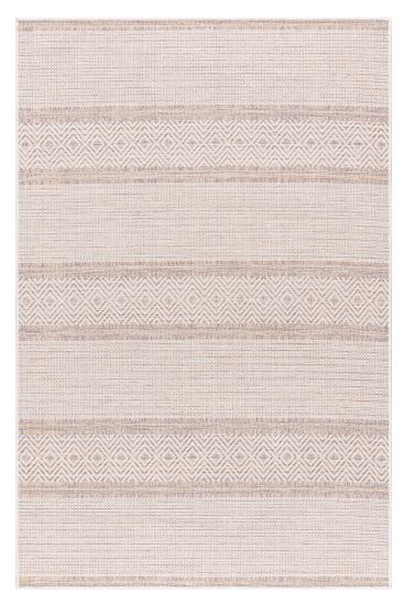 Verdant Orange Cream Bohemian Outdoor Area Rug