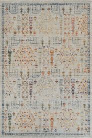 Antik75 Cream Multicolour Floral Bedroom Rug