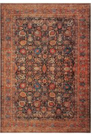 Private85 Orange Multicolour Persian & Oriental Indoor Rug