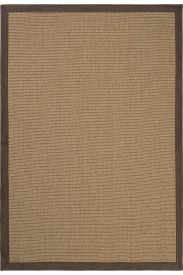 Bordered Jute & Sisal Brown Sisal85 Outdoor Area Rug