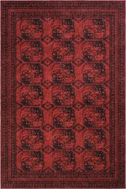 Private85 Red Black Persian & Oriental Area Rug