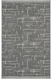Sunny85 Grey Abstract Patterned Living Room Rug