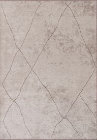 Whimsy Brown Geometric Living Room Rug