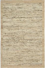 Woptil Brown & Cream Flatweave Dining Room Rug