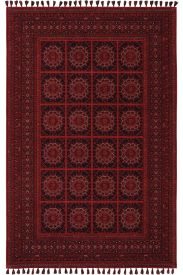 Aptolias Red Black Persian & Oriental Living Room Rug