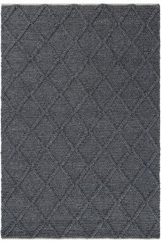 Eltape Charcoal Geometric Indoor Rug