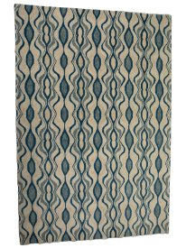 Latest Beige Chevron Hand-Tufted Floral Rug
