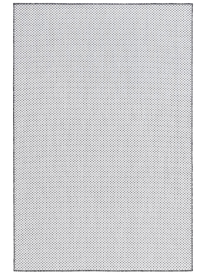 Fesco White Grey Plain Outdoor Area Rug