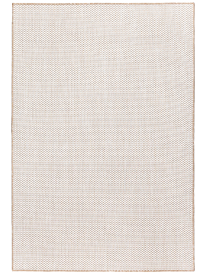 Fesco Beige White Plain Outdoor Area Rug